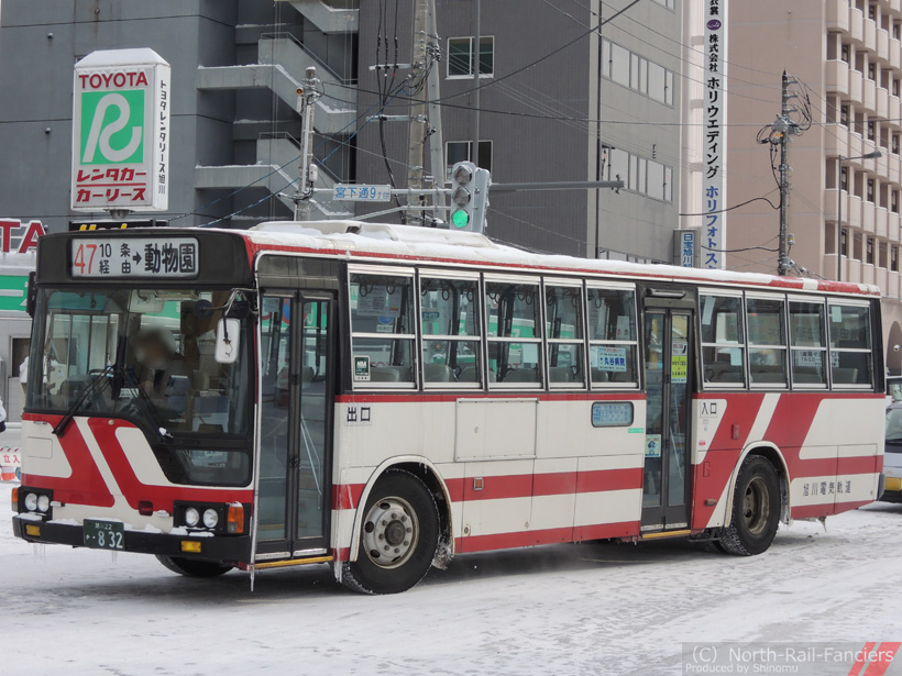 旭川22か832-1
